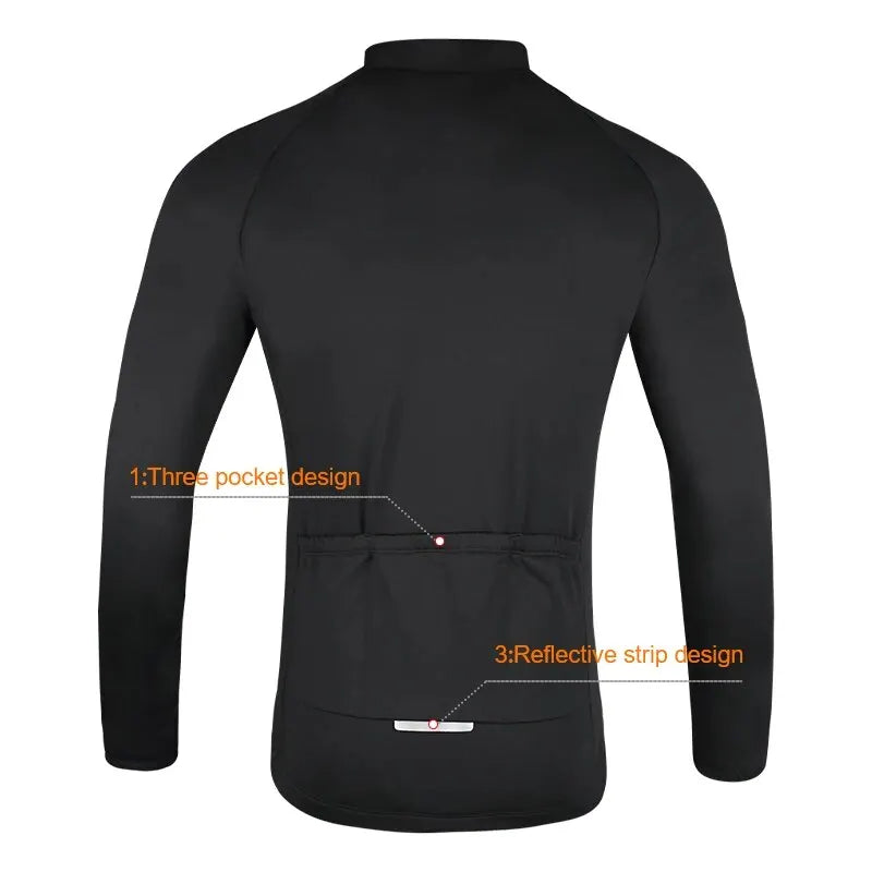 GRSRXX Winter Warm Cycling Jacket Mountain Bike Jacket Cycling Jersey Long Sleeve Cycling Jersey Ciclismo Jacket Unisex Oasis Select