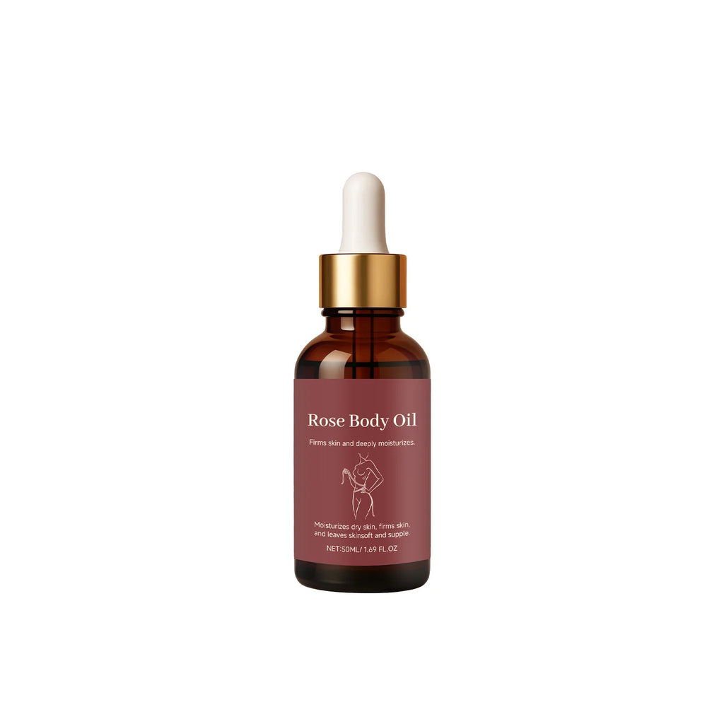 Rose Body Essential Oil Smoothing Skins Improving Skin State Deeply Nourishing Lasting Moisturizing Flower Fragrance Body Serum Oasis Select 50ml