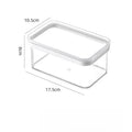 1pcs Food Grade Hanging Airtight Grain Storage Box Transparent Rectangular Moisture Proof Fresh-Keeping Container Oasis Select S