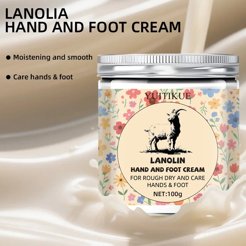 Lanolin Hand & Foot Cream 100g – Dry, Rough & Cracked Skin
