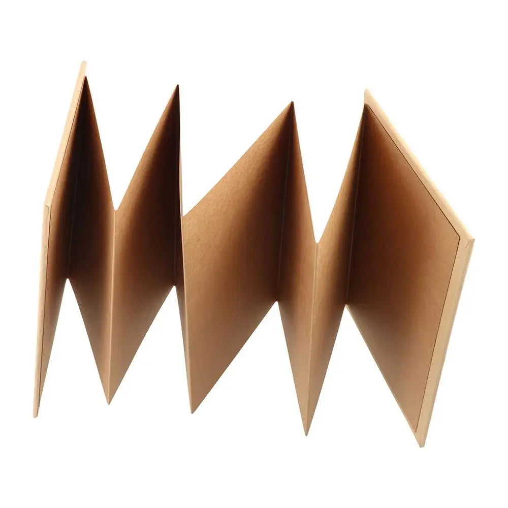 DIY Folding Accordion Photo Album – Kraft Paper Scrapbook Gift