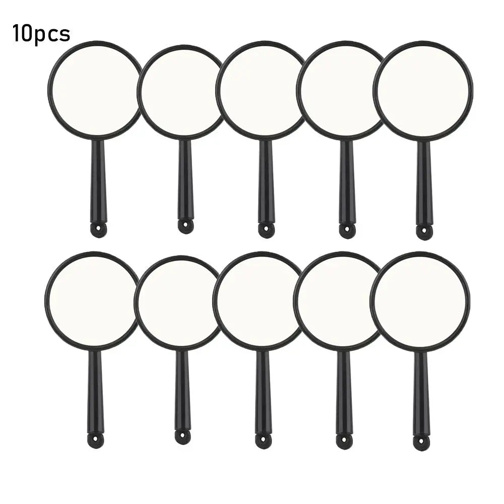 1/5/10pcs 5X Magnifying Loupe Reading Glass Lens Magnifier 25mm Hand Held Educational Tool Oasis Select 10pcs