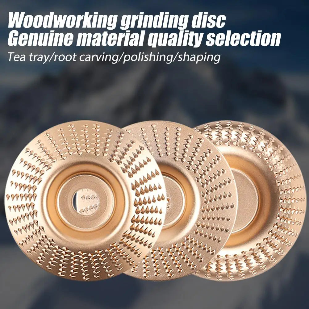 Wood Carving Grinding Disc 16mm Bore – Angle Grinder Shaping Wheel