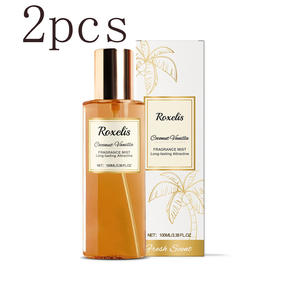 Coconut Vanilla Body Mist – Long-Lasting Natural Fragrance Body Mist Fragrance Oasis Select 2pcs