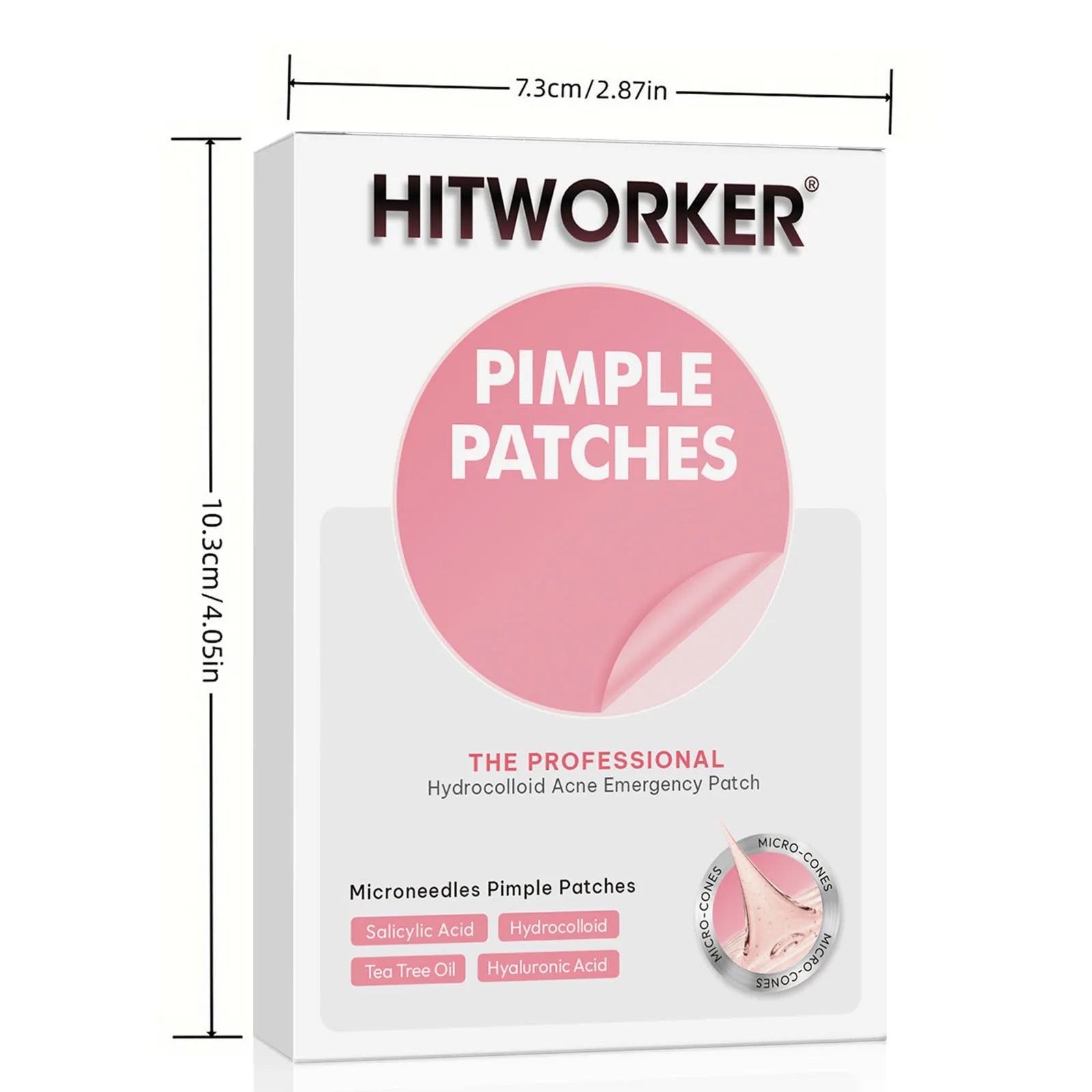 1200/800 pieces/box of acne patches - non-alcoholic, used to absorb acne secretions, non irritating, essential for acne care Oasis Select