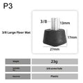 1Pc Universal Anti-slip Rubber Foot Pad Feet Spike 3/8 Inch 1/4 Inch M8 Photography Accessories For Tripod Monopod Oasis Select 3