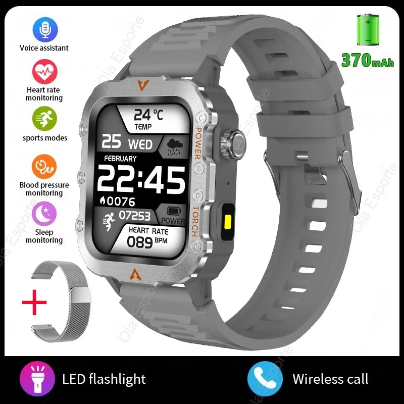 Ola Esporte HT30 Sports Smartwatch – Bluetooth Call & LED
