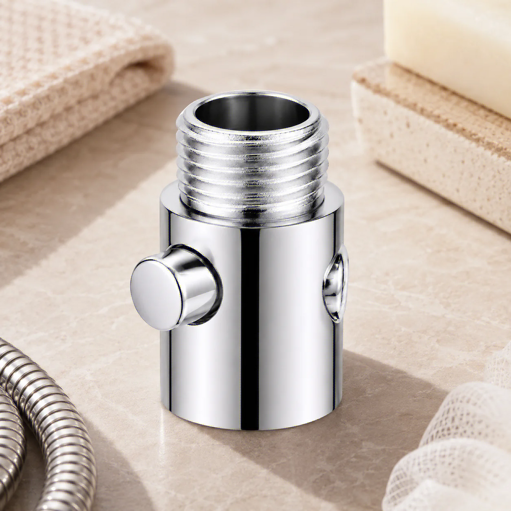 Quick Pause One-Button Shower Head Control Switch Water Flow Stop Valve Bathroom Accessory Shower Head Controller Oasis Select