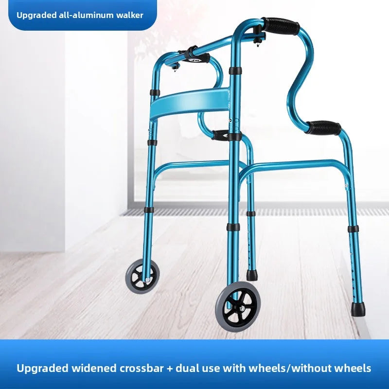 Multi-functional Solid Elderly walker Assisted walker Four-legged disabled walker Fractured double crutches Oasis Select YC8216DLLB