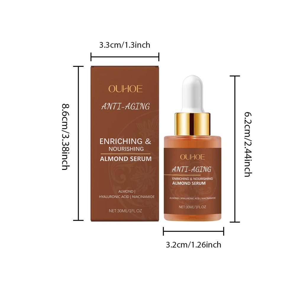 Almond Face Serum – Brightening, Firming & Hydrating Essence Face Serum Oasis Select