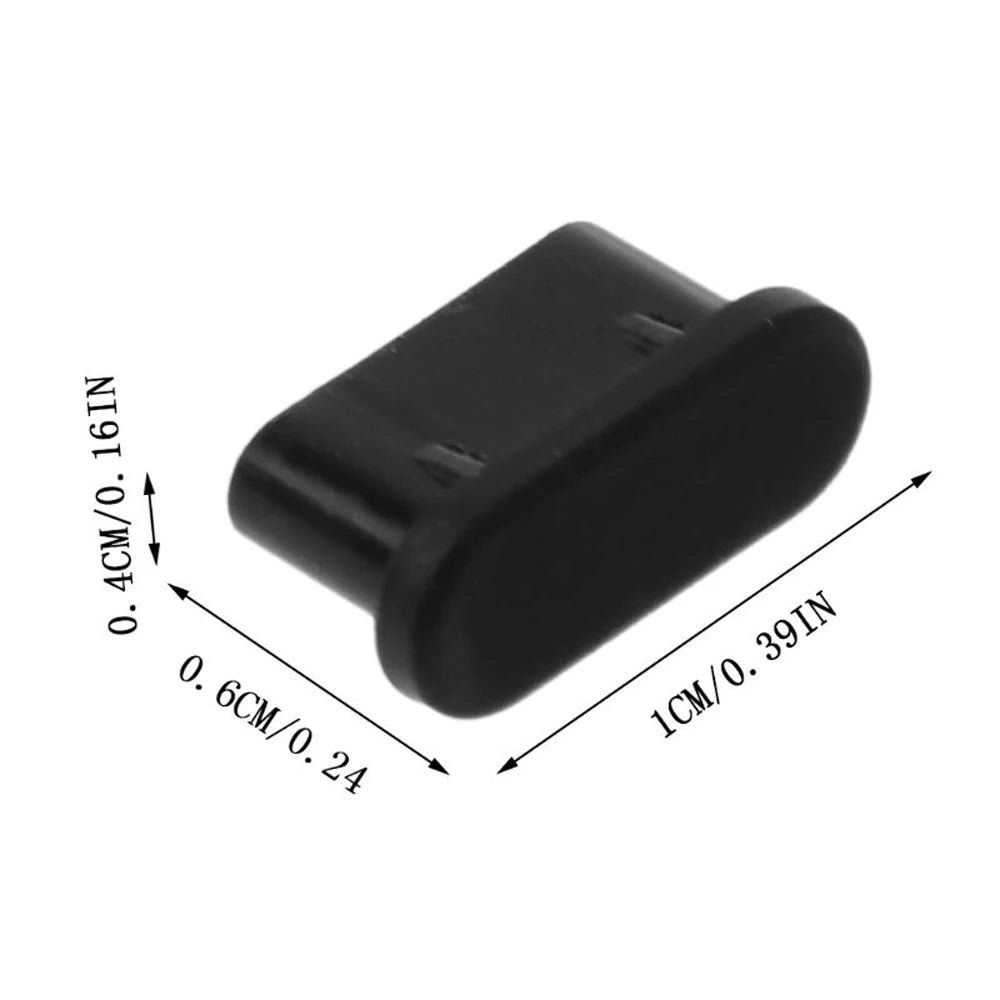 Cover Wire Protection Cap Dustproof Cover Cap USB Charging Port Protector USB Type-c Cable Type-C Dust Plug Anti Dust Plugs Oasis Select