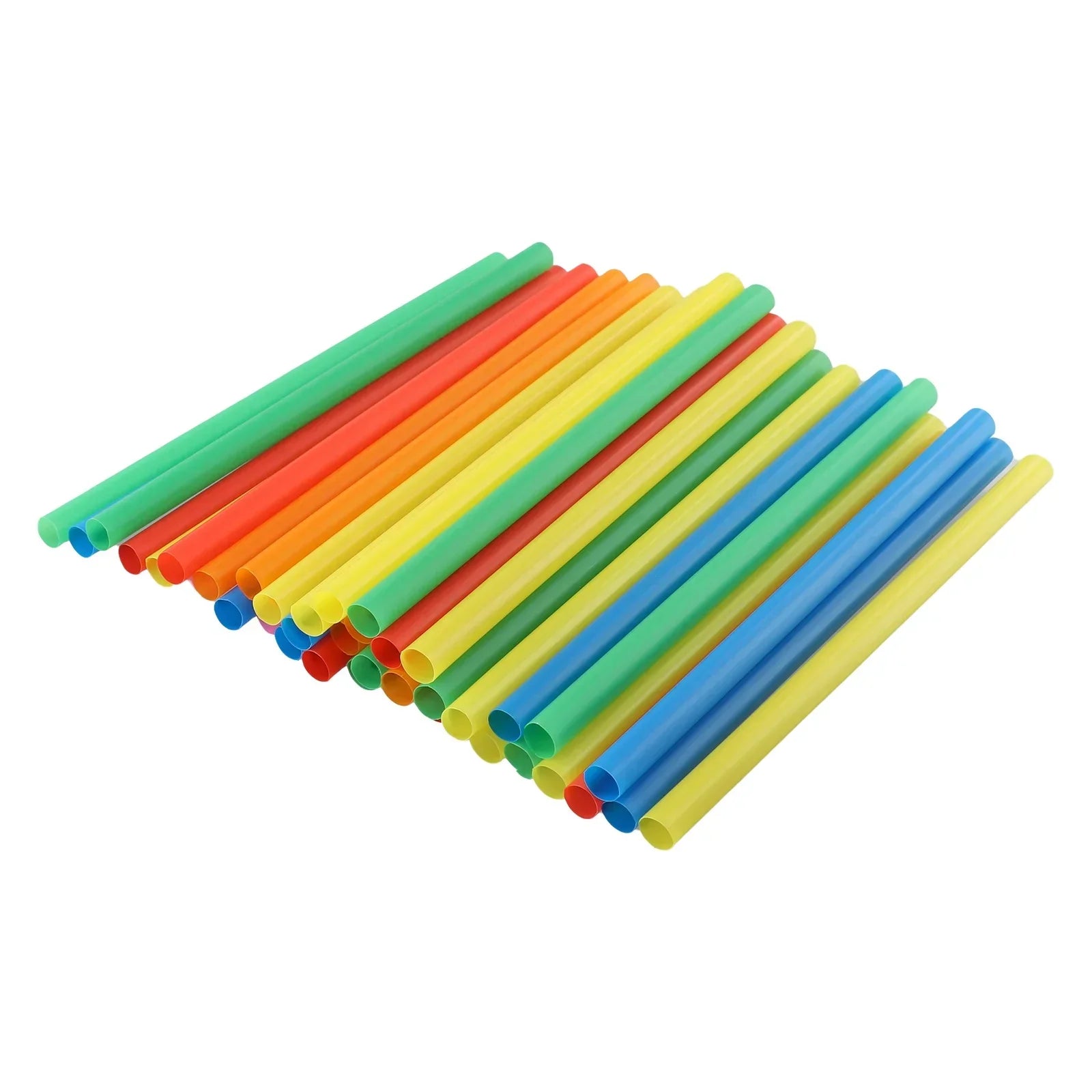 100pcs Color Extra Wide Straws Boba Bubble Tea Fat Drinking Smoothie Straws Milk Tea Plastic Straw Bar Party Wedding Home Supply Oasis Select