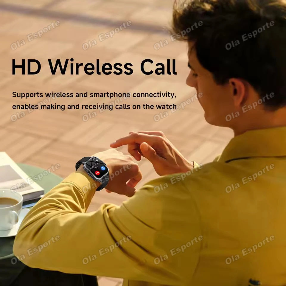 HW12 Military Sports Smartwatch – Bluetooth Call & Flashlight