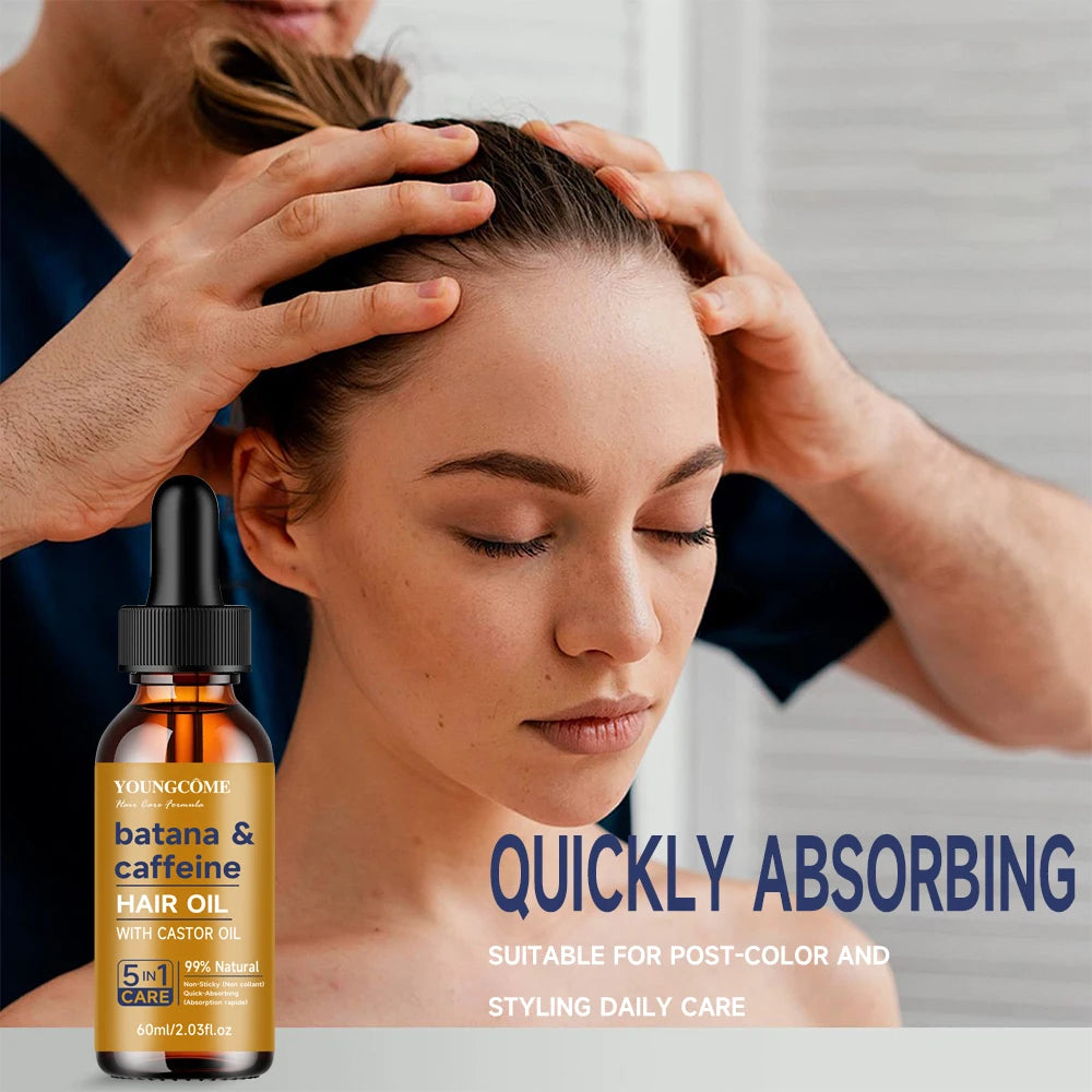 Batana & Caffeine Hair Treatment Oil – Strengthen & Condition Hair Treatment Oil Oasis Select