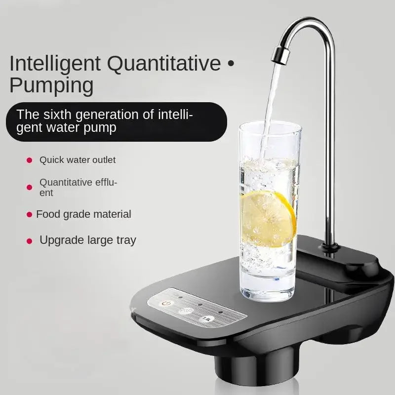 Water Bottle Pump Dispenser USB Charging Automatic Drinking Water Pump Portable Electric Water Dispenser Household Appliances Oasis Select