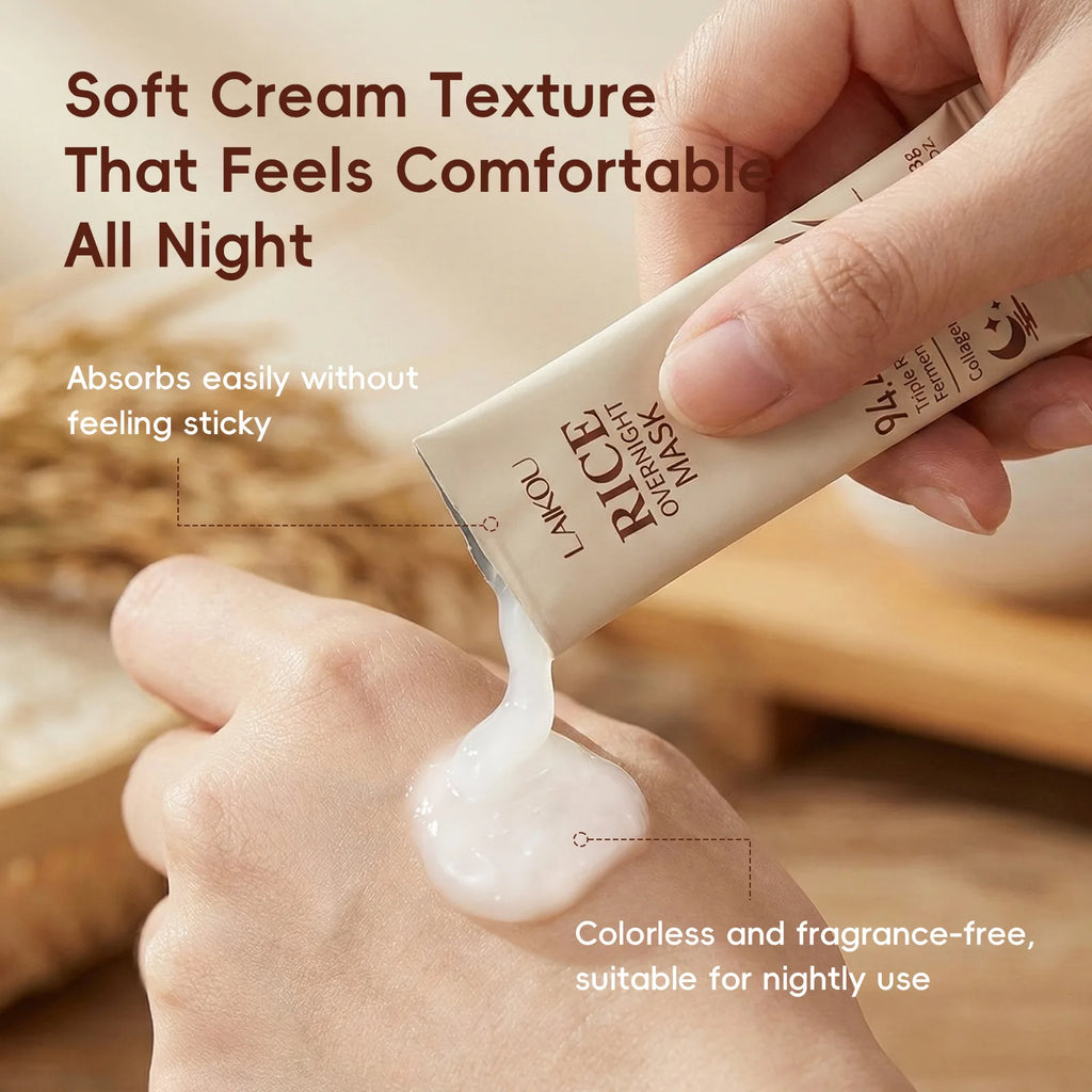 Rice Pulp Brightening Sleep Mask | Korean Skincare Sleeping Face Mask Oasis Select