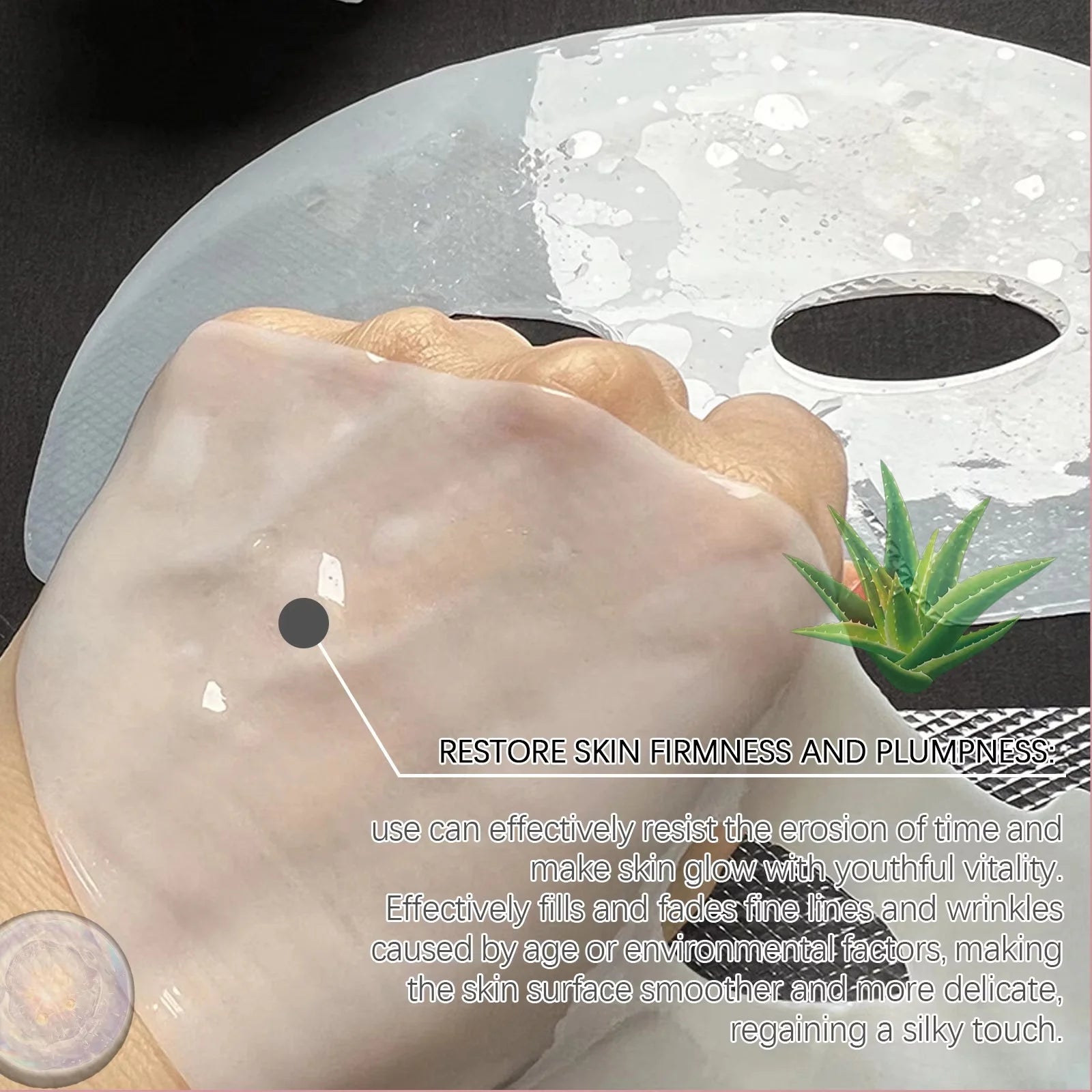 Hoygi Bio Collagen Hydro-Gel Face Mask – Firm & Brighten Collagen Face Mask Oasis Select