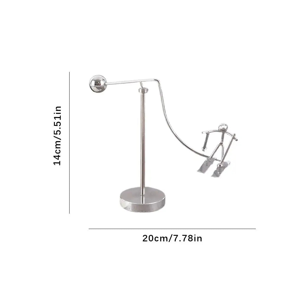 Ferris Wheel Perpetual Motion Apparatus Creative Rotating Simple Newton Pendulum Ball Physical Magnetic Balance Wobbler Gifts Oasis Select