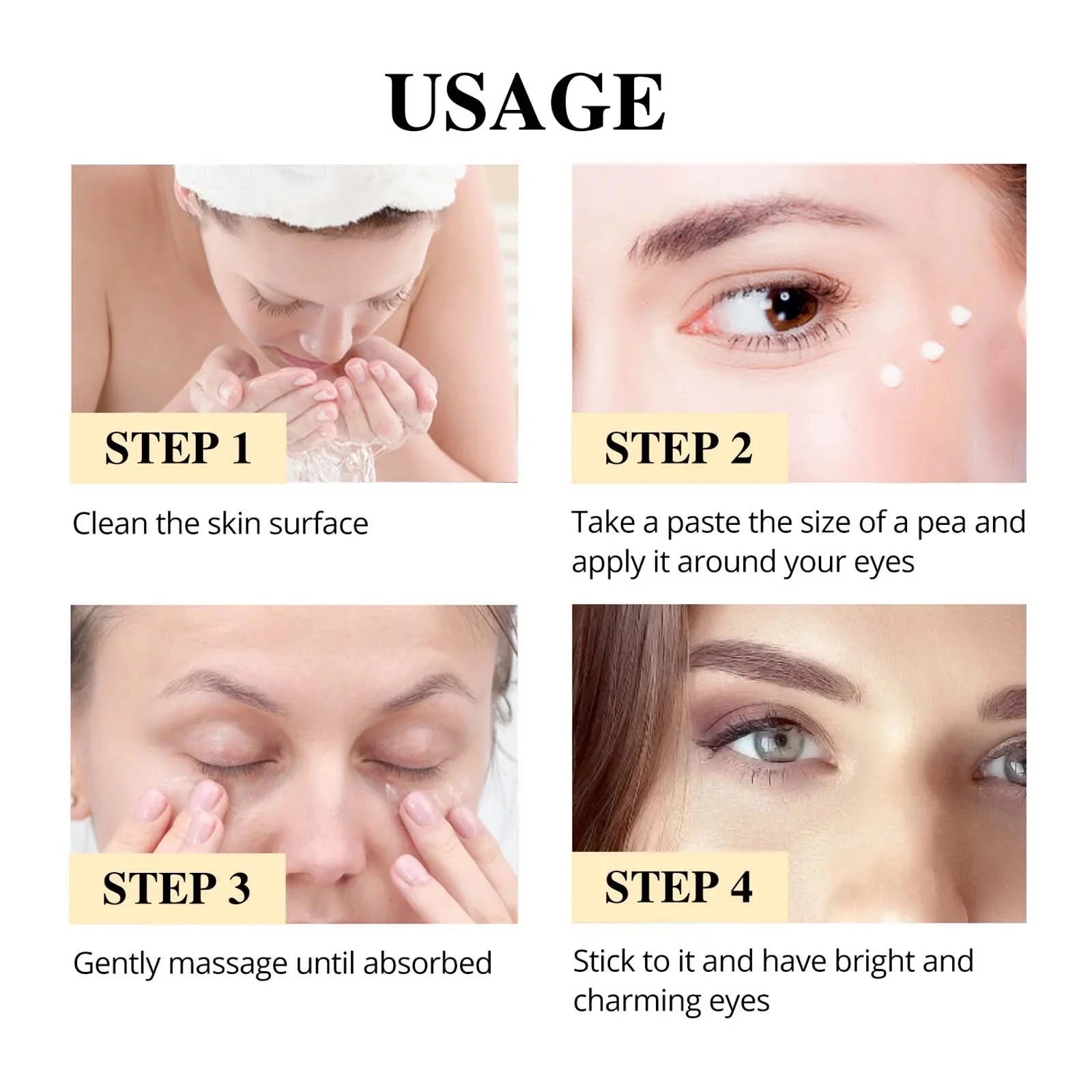 SADOER Snail Eye Cream – Dark Circles, Bags & Anti-Aging Eye Cream Oasis Select
