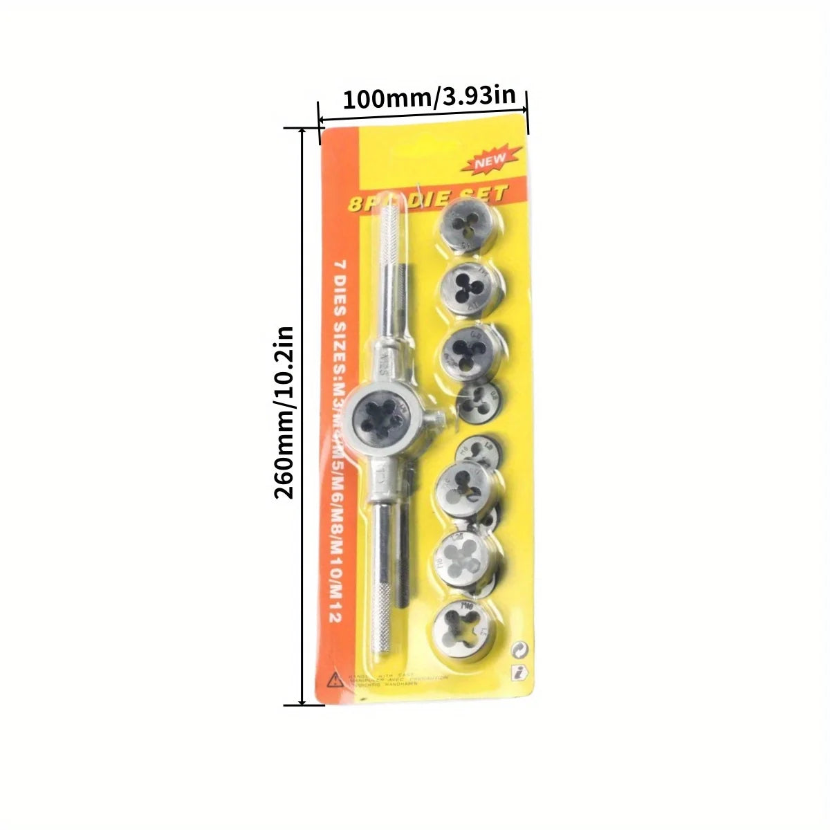 SLADE M3–M12 Tap & Die Set | 8/12/20 Pc Chrome-Vanadium Tap & Die Set Oasis Select