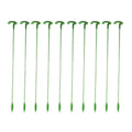 10Pcs Support Rod Plant Supports Stakes 17/27/37cm Anti Lodging Leaf Guard Frame Reusable Durable Bonsai Fixing Tool Oasis Select 17cm