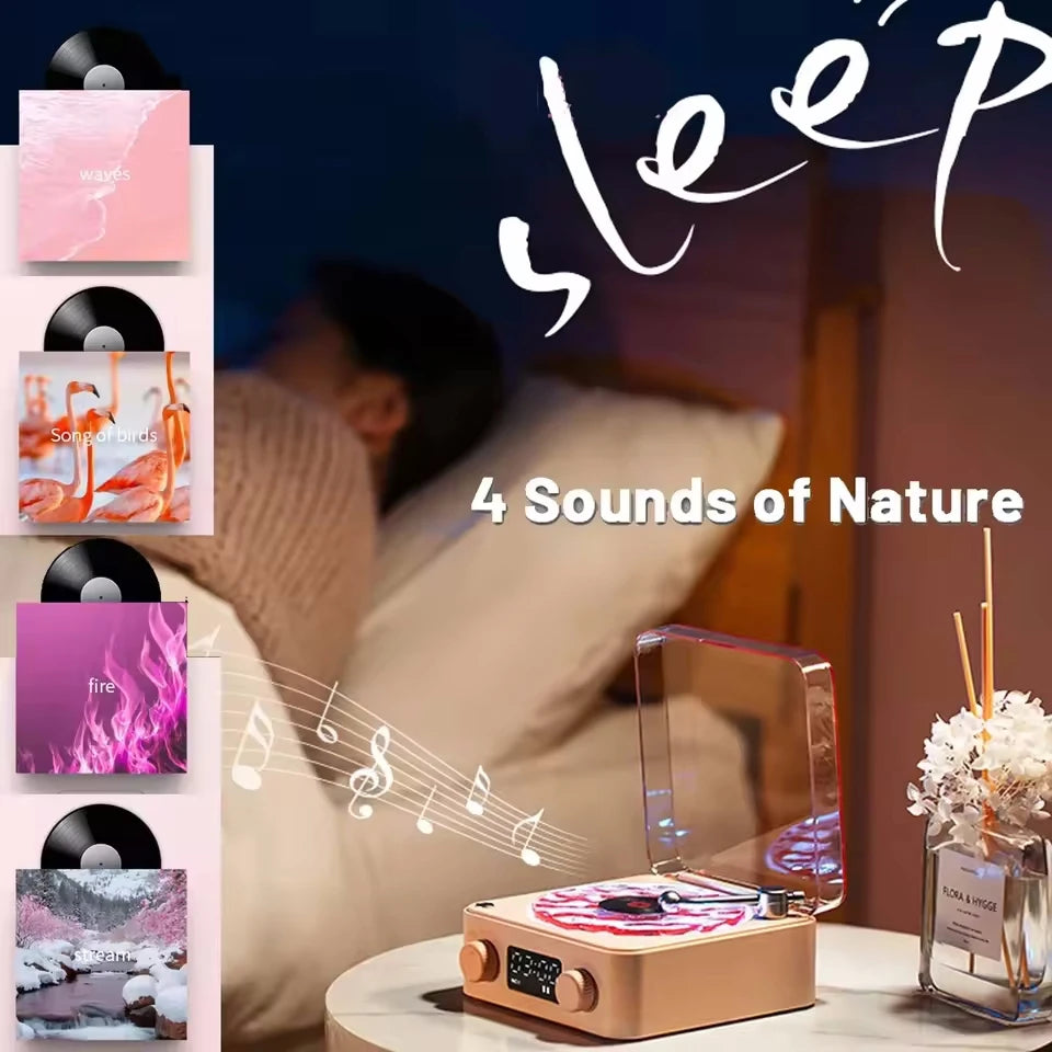 AyeBeau Retro Bluetooth Speaker with Lamp & 360° Stereo