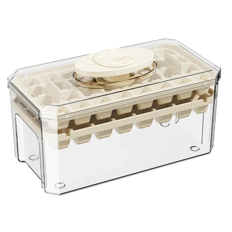 Press Type Ice Cube Mold Ice Cube Tray with Storage Box Silicone Molds Beer Quick-freeze Home Gadgets Kitchen Accessories Oasis Select