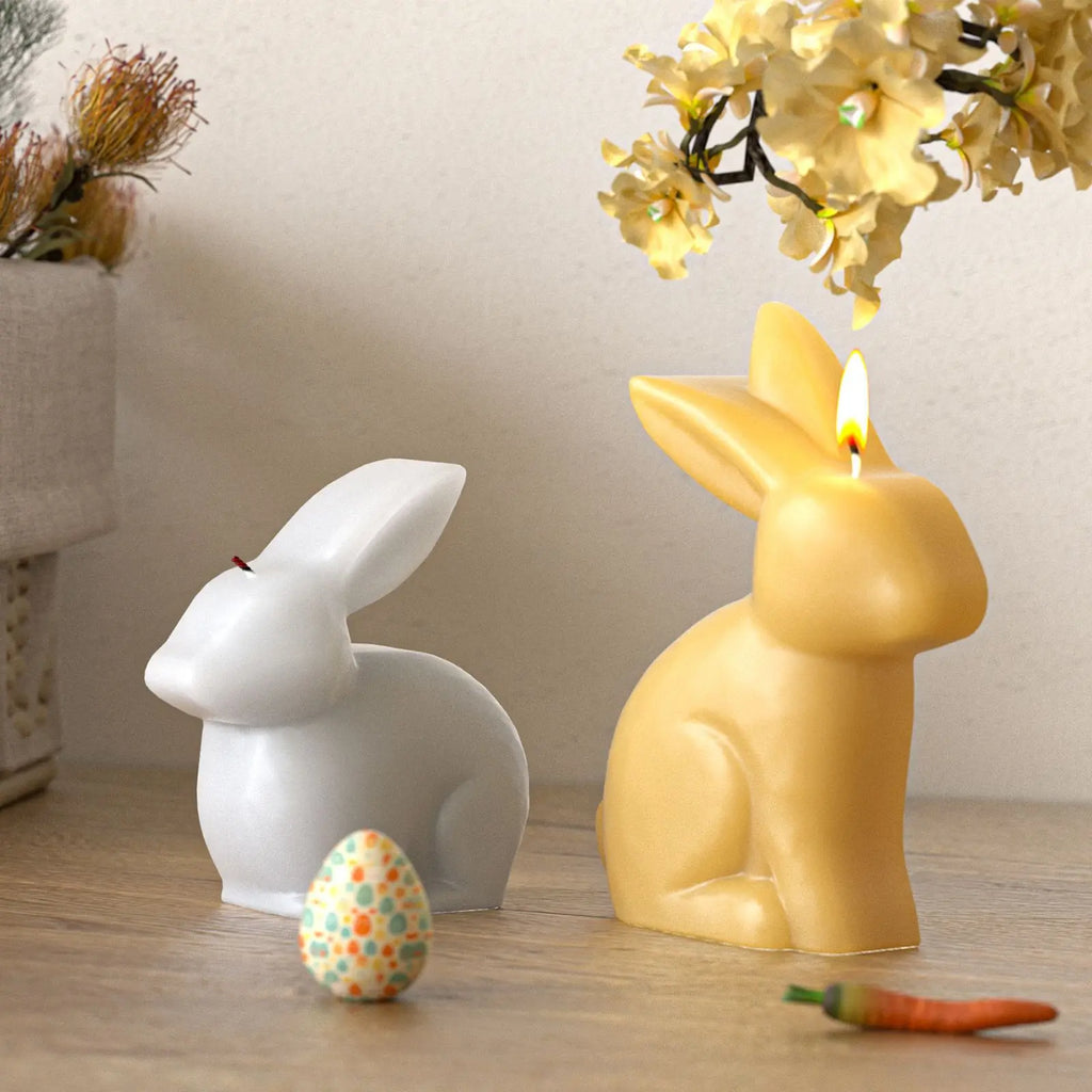 3d Bunny Mold Silicone Silicone Craft Mold Easter Rabbit Silicone Mold Lightweight For Scented Candles Home Decoration Gift Oasis Select