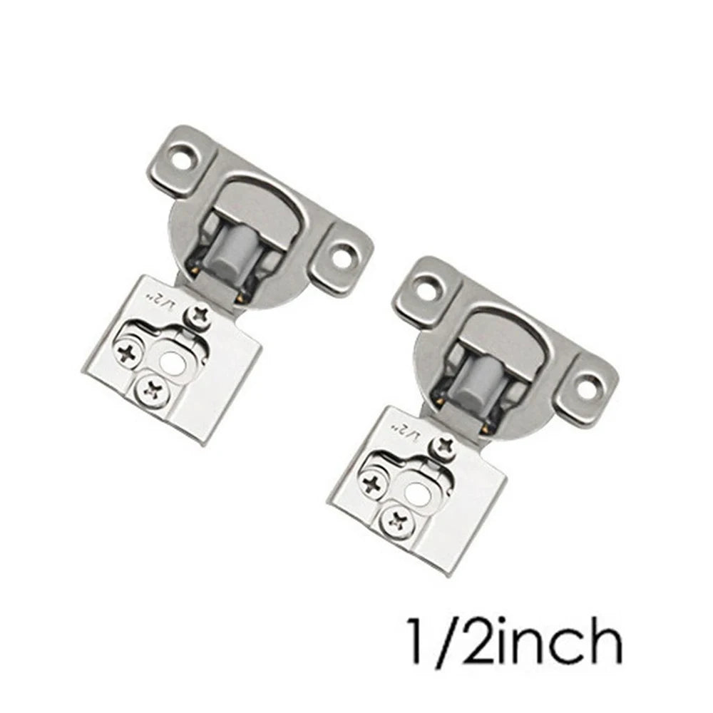 Three-dimensional Adjustable Hinge Short Arm Hinge Silent 1/2 Inch American Hinge Cabinet Door Panel Buffer Damping W/Screws Oasis Select 12.7mm