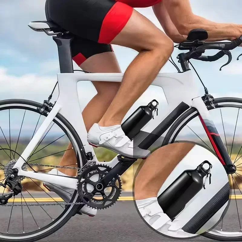 500/750mL Aluminum Outdoor Bike Sports Water Bottle Drinking Kettle Drinking Cup Leakproof Water Jug for Travel Running Camping Oasis Select