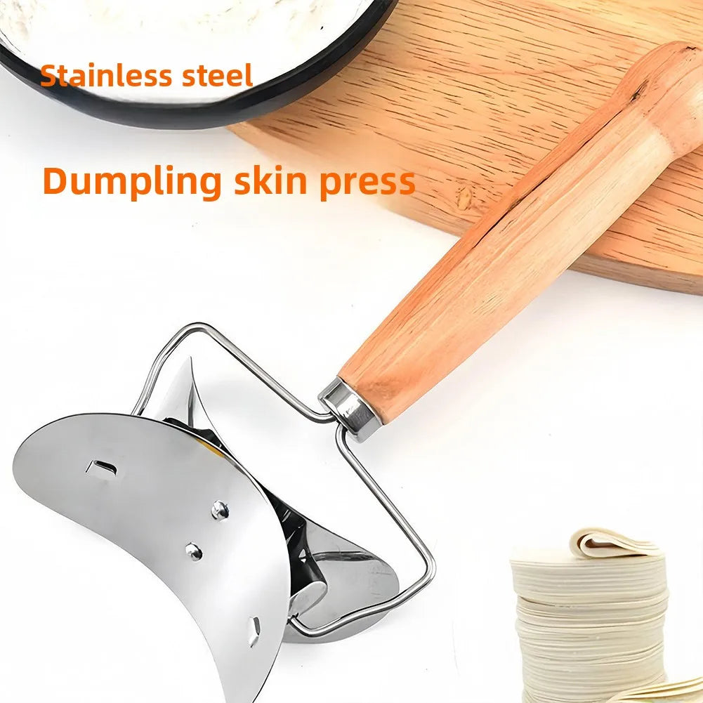 304 Stainless Steel Dumpling Skin Round Cutter | Pastry Tool