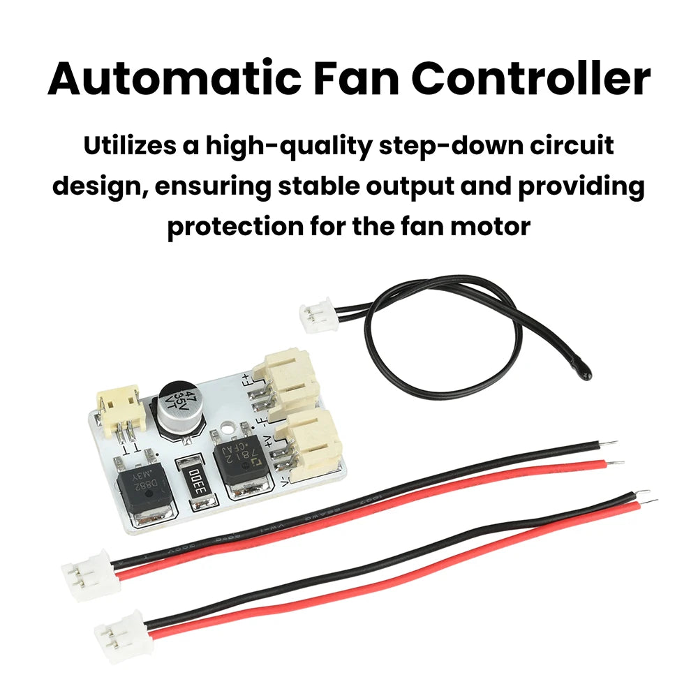 DC Fan Controller Temperature Control Board DIY Automatic Speed Regulator For LED Fan Controller Temperature Control Board Oasis Select