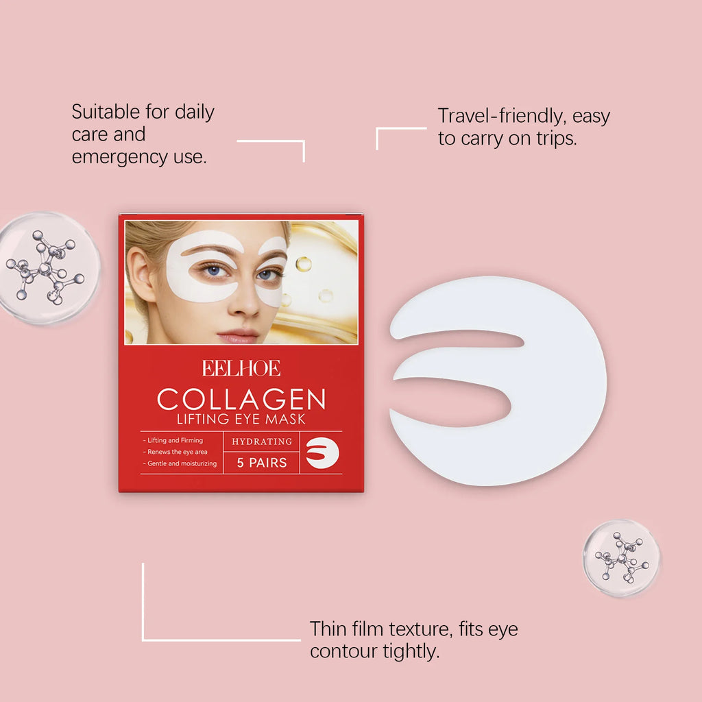 5/10/15/20 Pairs Collagen Eye Mask Lifting Firming Hydrating Under Eye Patches Niacinamide Dark Circles Nourishing Fine Lines Oasis Select