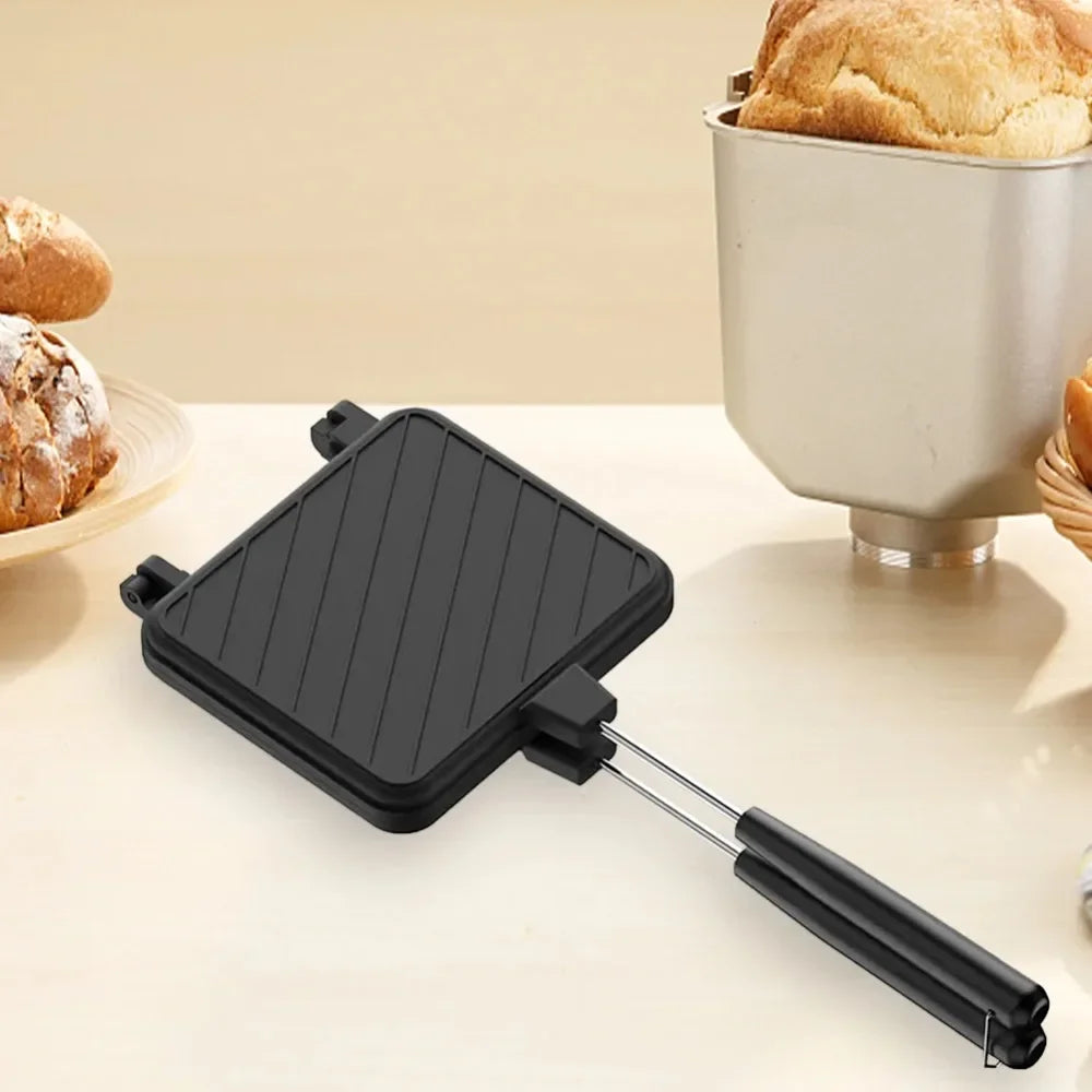 Double-Sided Non-Stick Sandwich Pan | Pancakes & Omelets Sandwich Baking Pan Oasis Select