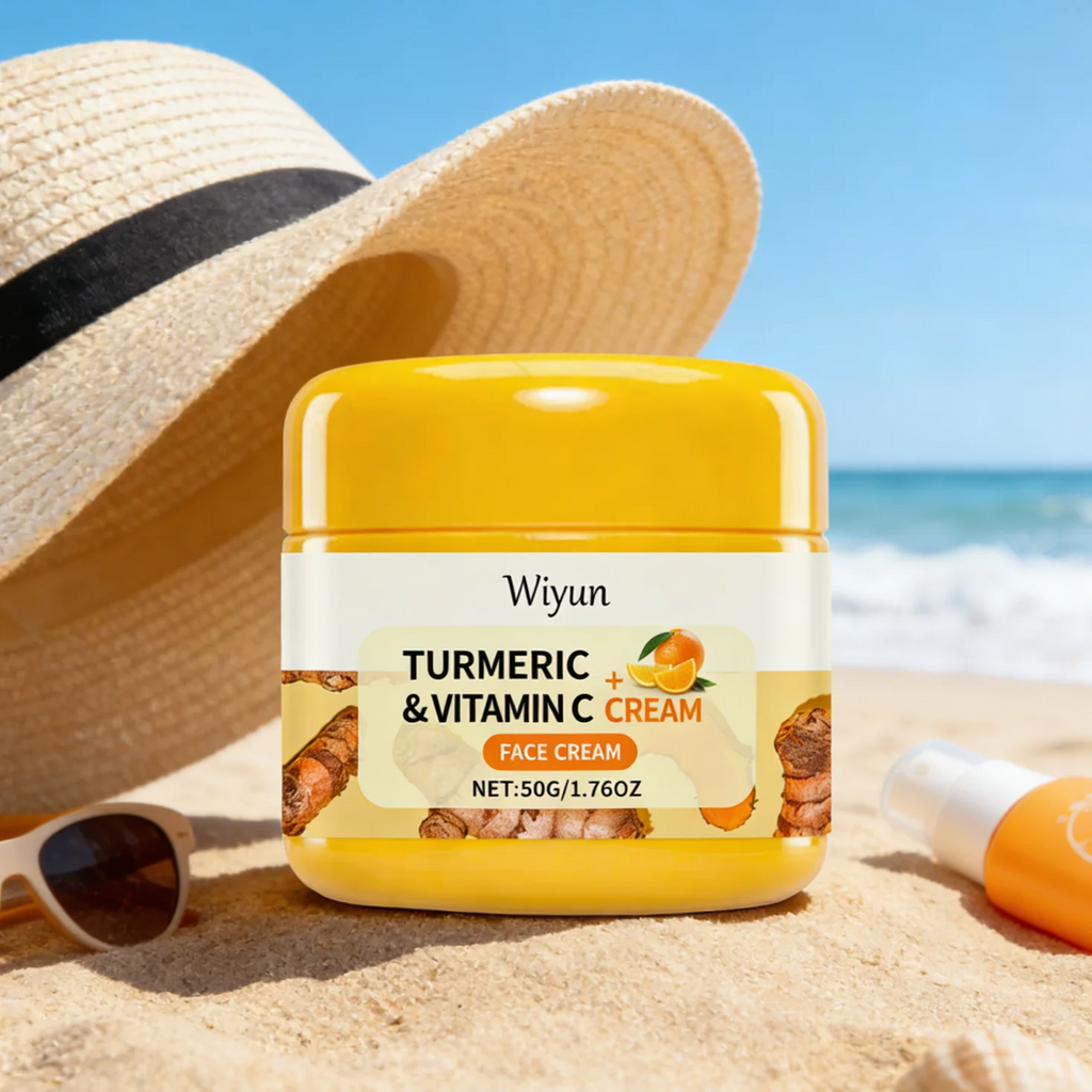 Turmeric Vitamin C Face Cream – Brighten & Fade Dark Spots Brightening Face Cream Oasis Select