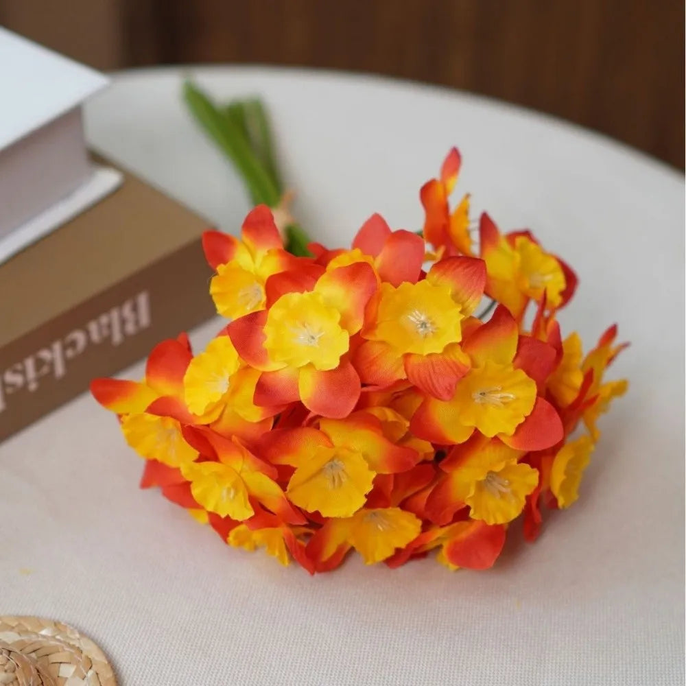 6-Pack Artificial Daffodil Bouquet | Silk Narcissus Flowers