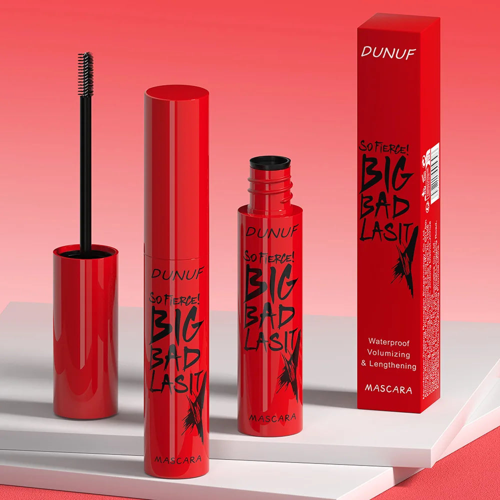 DUNUF 1 Pcs Long Lasting Mascara Thin Thick Waterproof Curl does not Easily Stain Sweat-proof and Non-smudging Beginner Friendly Oasis Select