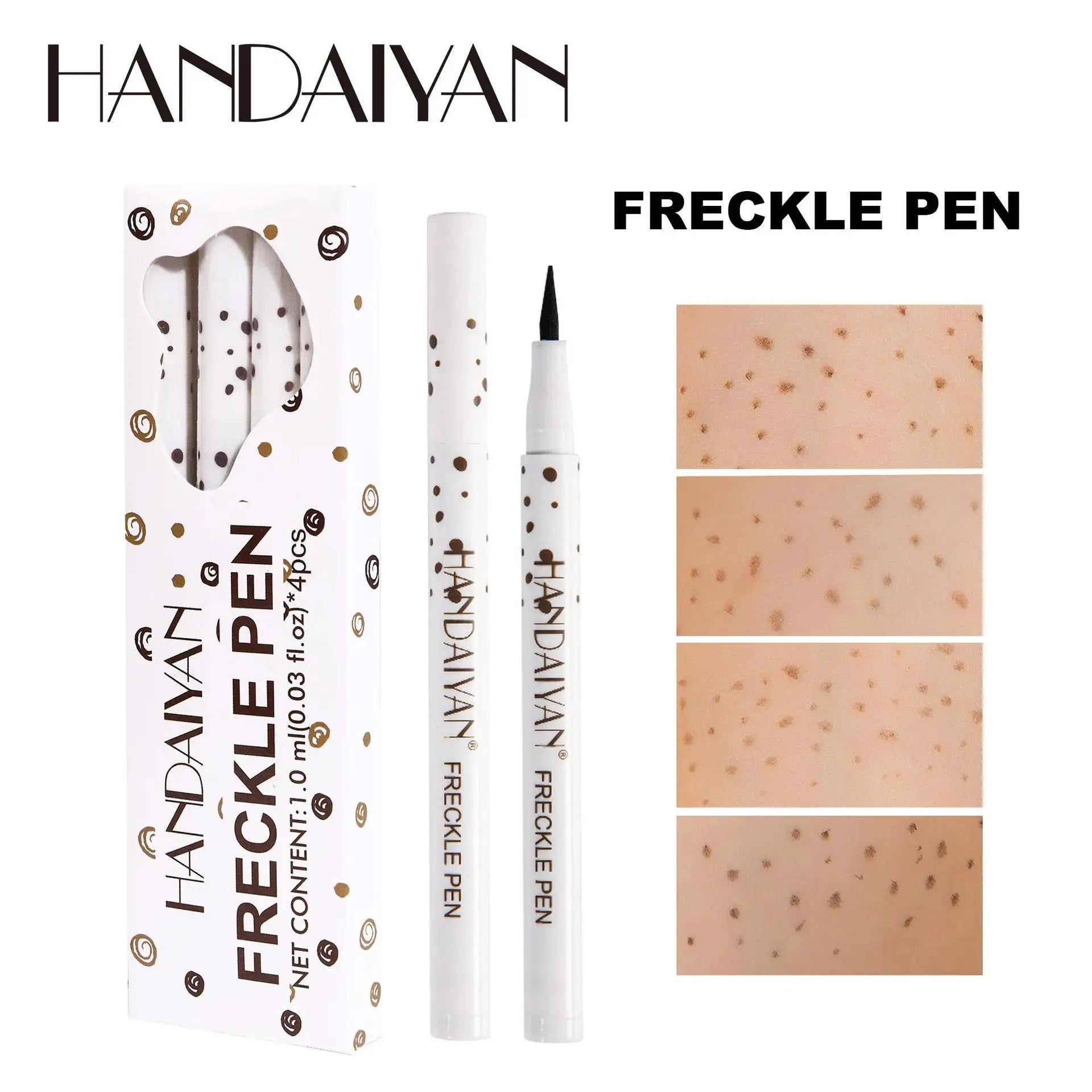 Handaiyan Fake Freckle Pen Set 4PCS – Waterproof Sun-Kissed