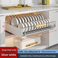 Kitchen cabinet inner shelf, drawer type pull basket, pull bowl, plate and saucer storage rack, stainless steel drain bowl rack Oasis Select Large bowl rack