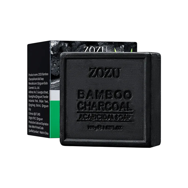 Bamboo Charcoal Cleansing Soap with Foaming Net | Deep Clean Charcoal Cleansing Soap Oasis Select