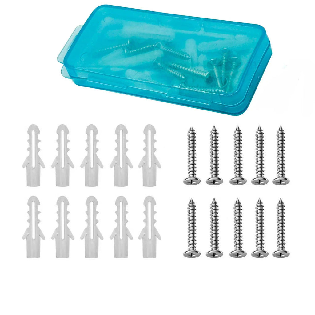 10pcs Self-Tapping Screws Drywall Anchor Screw Assortment Kit Expansion Screws Wall Anchors Cross Head Screws Oasis Select