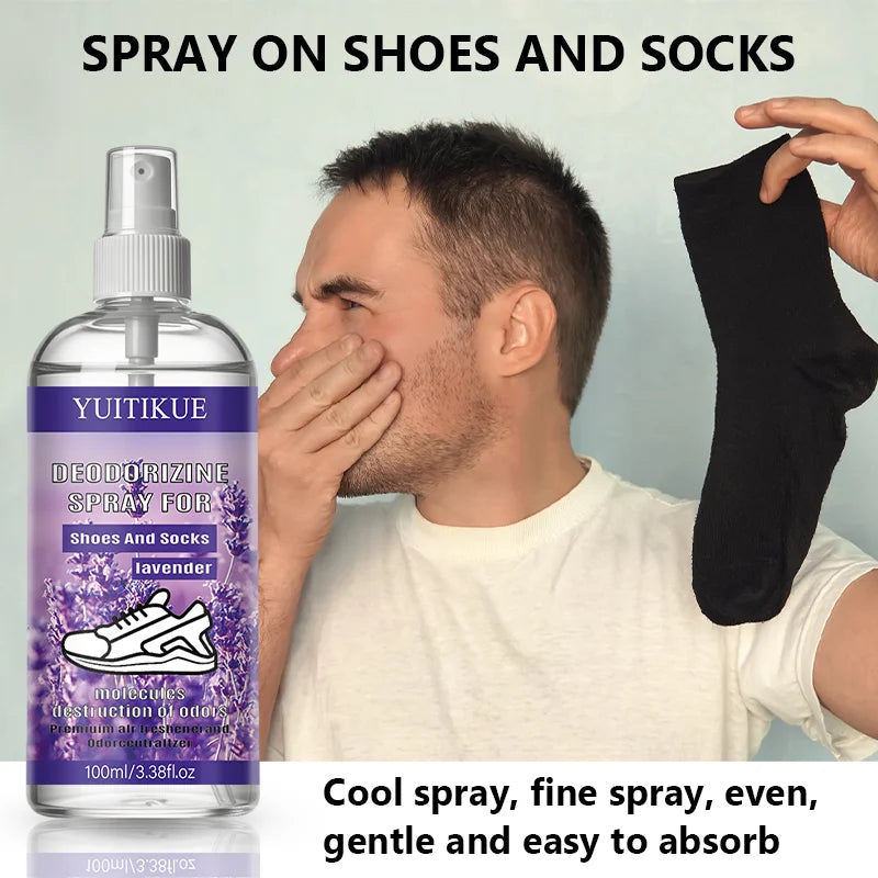 YUITIKUE Lavender Shoe & Sock Deodorizer Spray 100ml
