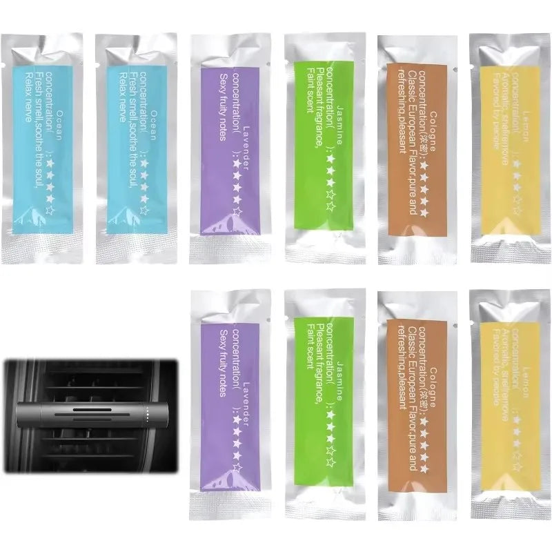 5/10/15PCS Car Air Vent Clip Freshener Perfume Aroma Sticks Car Air Fresheners Refills Car Air Freshener Supplement Oasis Select