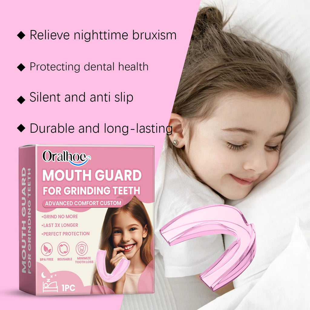 Oralhoe Anti Bruxism Silicone Mouth Guard For Children Improve Sleeping Relieve Tooth Pressure Free Shaping Protect Oral Health Oasis Select