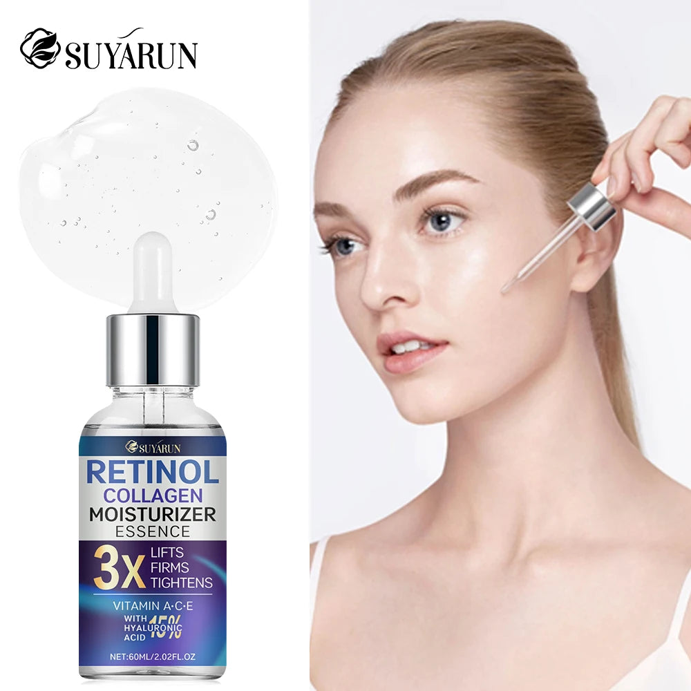 SUYARUN Retinol Collagen Anti-Aging Serum - Firming, Anti-Wrinkle, Hydrating, Elasticity Boost, 30ml for Women & Men. Oasis Select