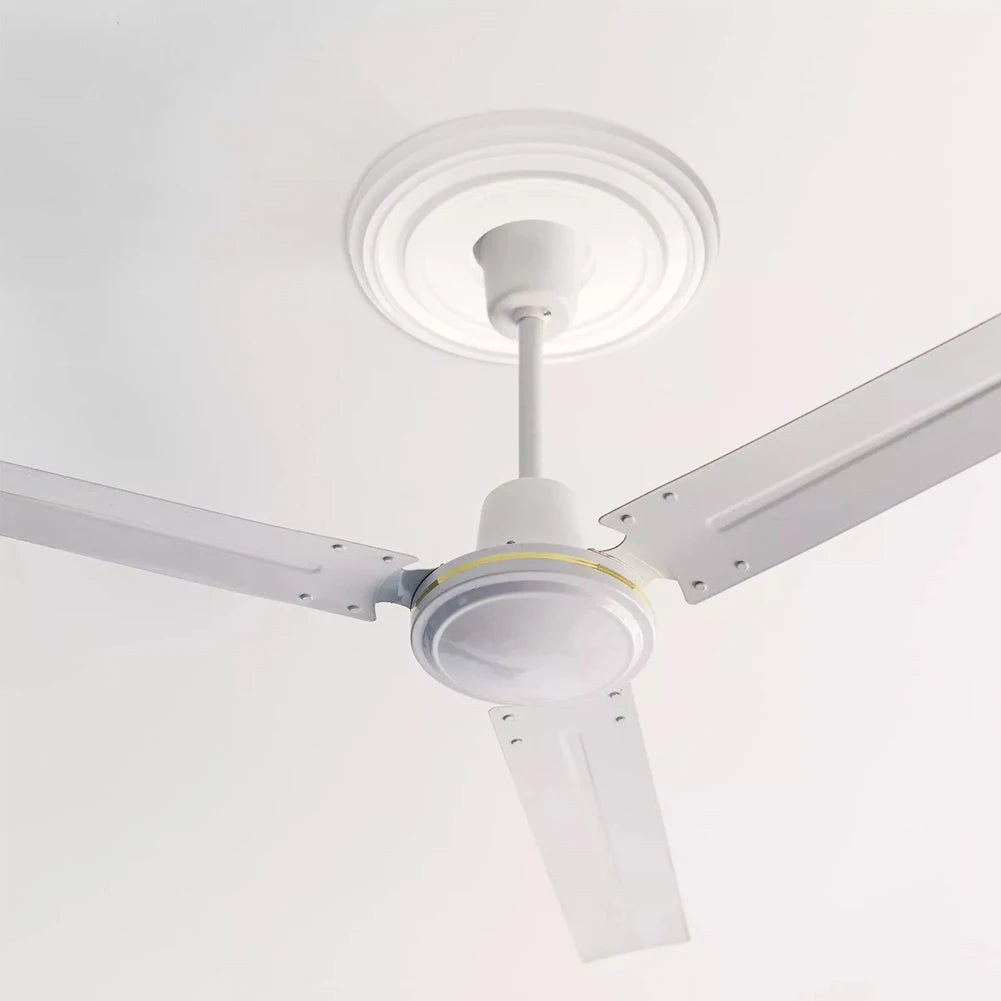 12inch Round PU Decorative Ceiling Fan Light Fixtures Covers Plate Home Improvement Accessories Lighting Supplies Oasis Select