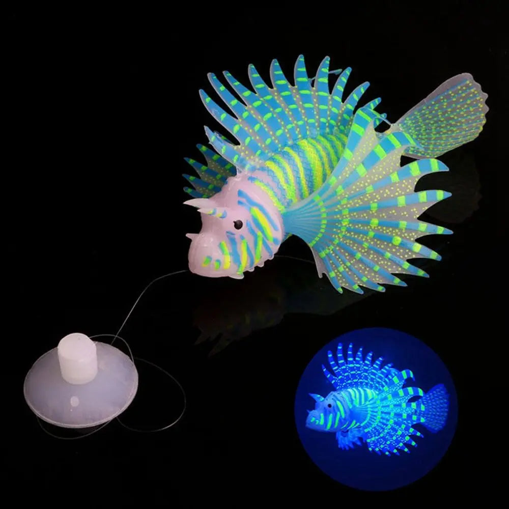 Artificial Lionfish Silicone Aquarium Ornament | Fish Tank Decor