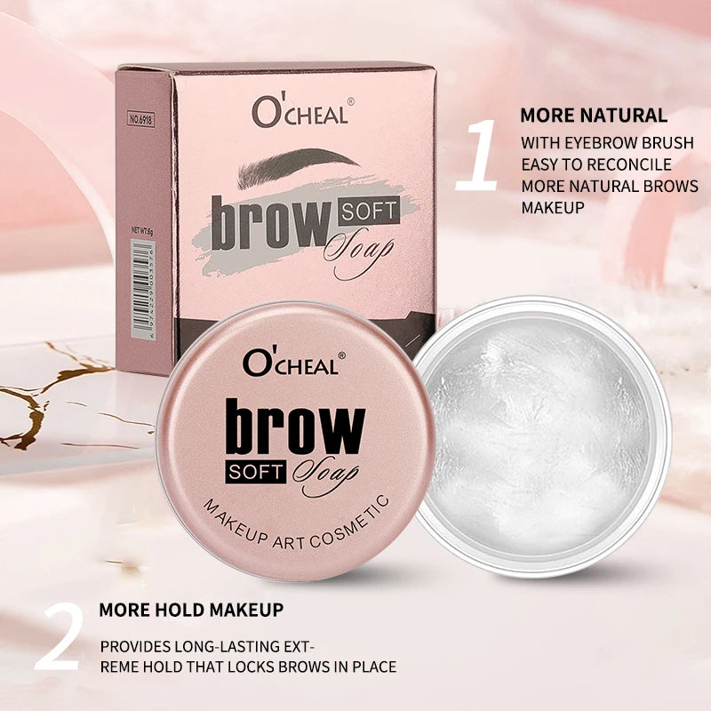 O'CHEAL 3D Feathery Brow Wax Gel – Waterproof Eyebrow Sculpt