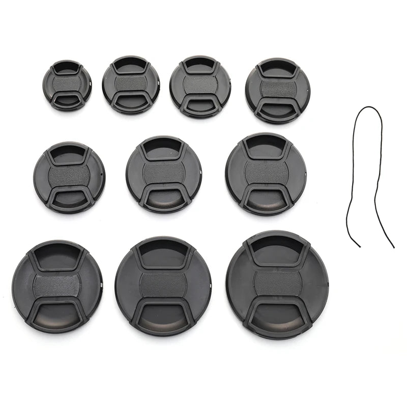 1PC Camera Lens Cap High-quality 40.5mm 49mm 52mm 55mm 58mm 62mm 67mm 72mm 77mm 82mm Snap on Front Lens Cap for Camera Oasis Select