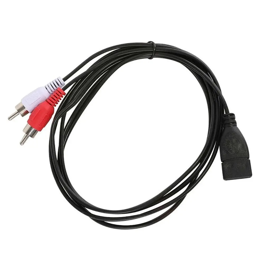 Male Plug USB Male to RCA Male Female Socket Extension Cable Audio Cable Video Extension Cables USB Female to RCA Male Cable Oasis Select
